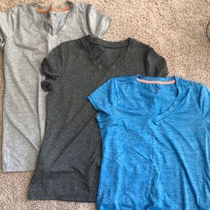 3 dri-fit workout tops